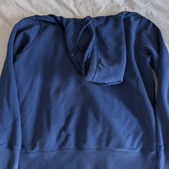 Nike Blue Hoodie with Center Swoosh - Picture 3 of 3